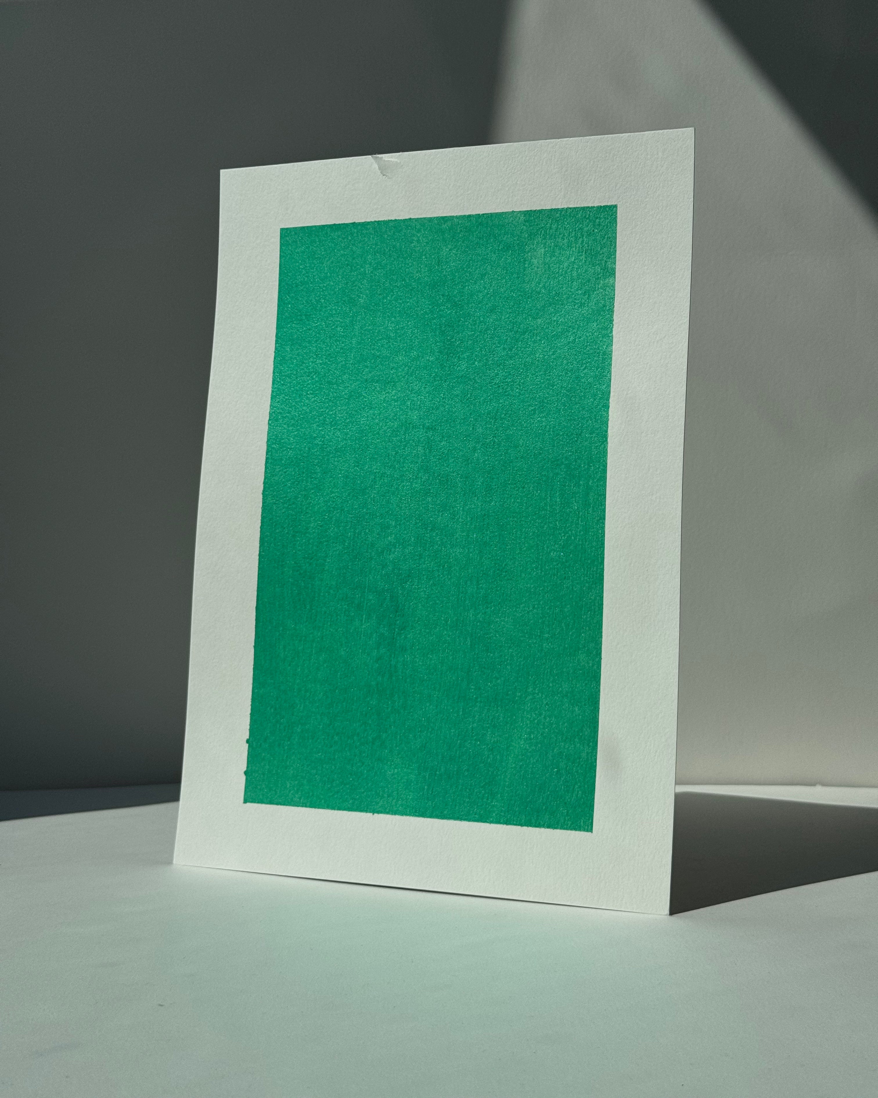 A4 Metallic Paint Sample Leaf Green LFG#305