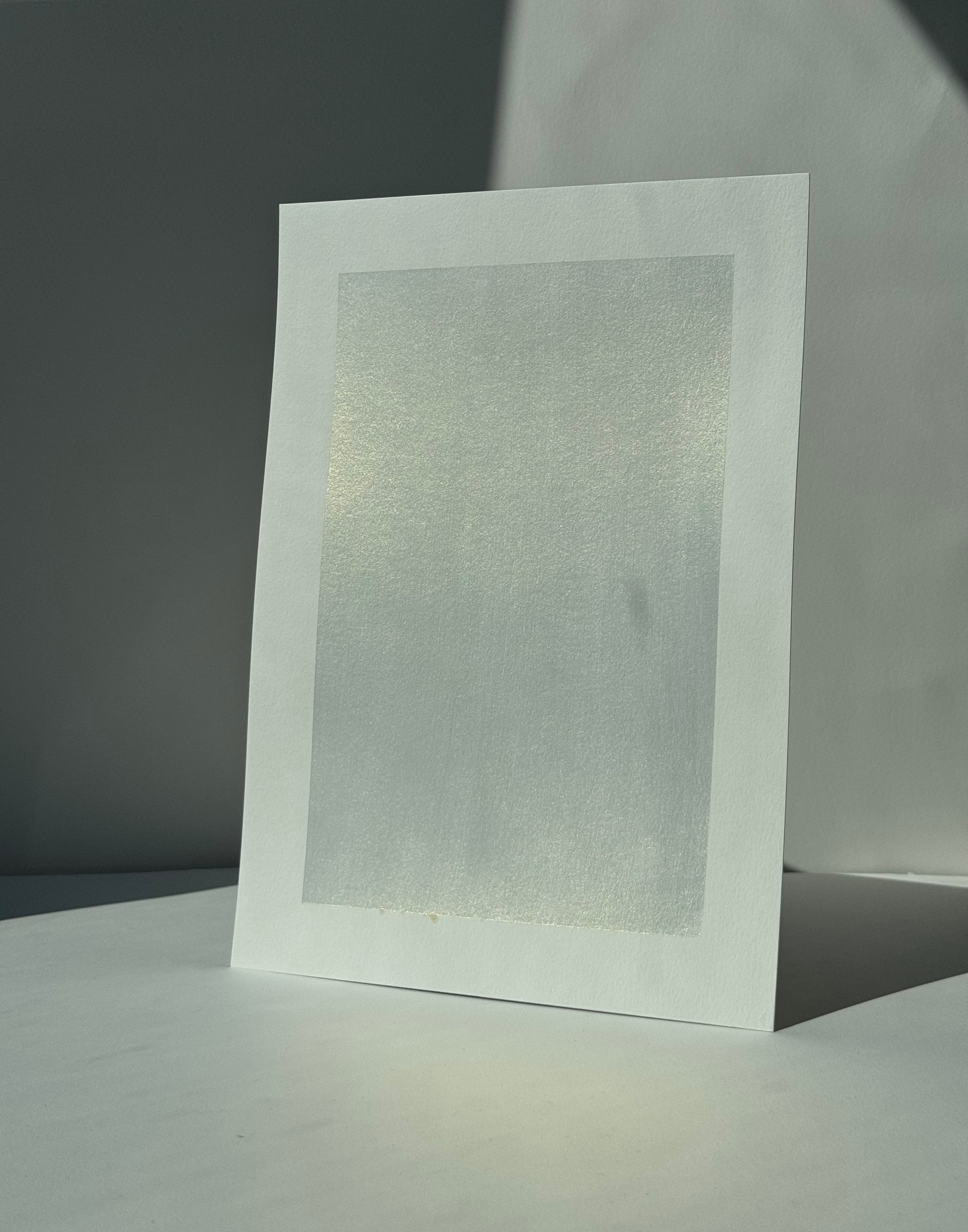 A4 Metallic Paint Sample Platinum Pearl PPL#205