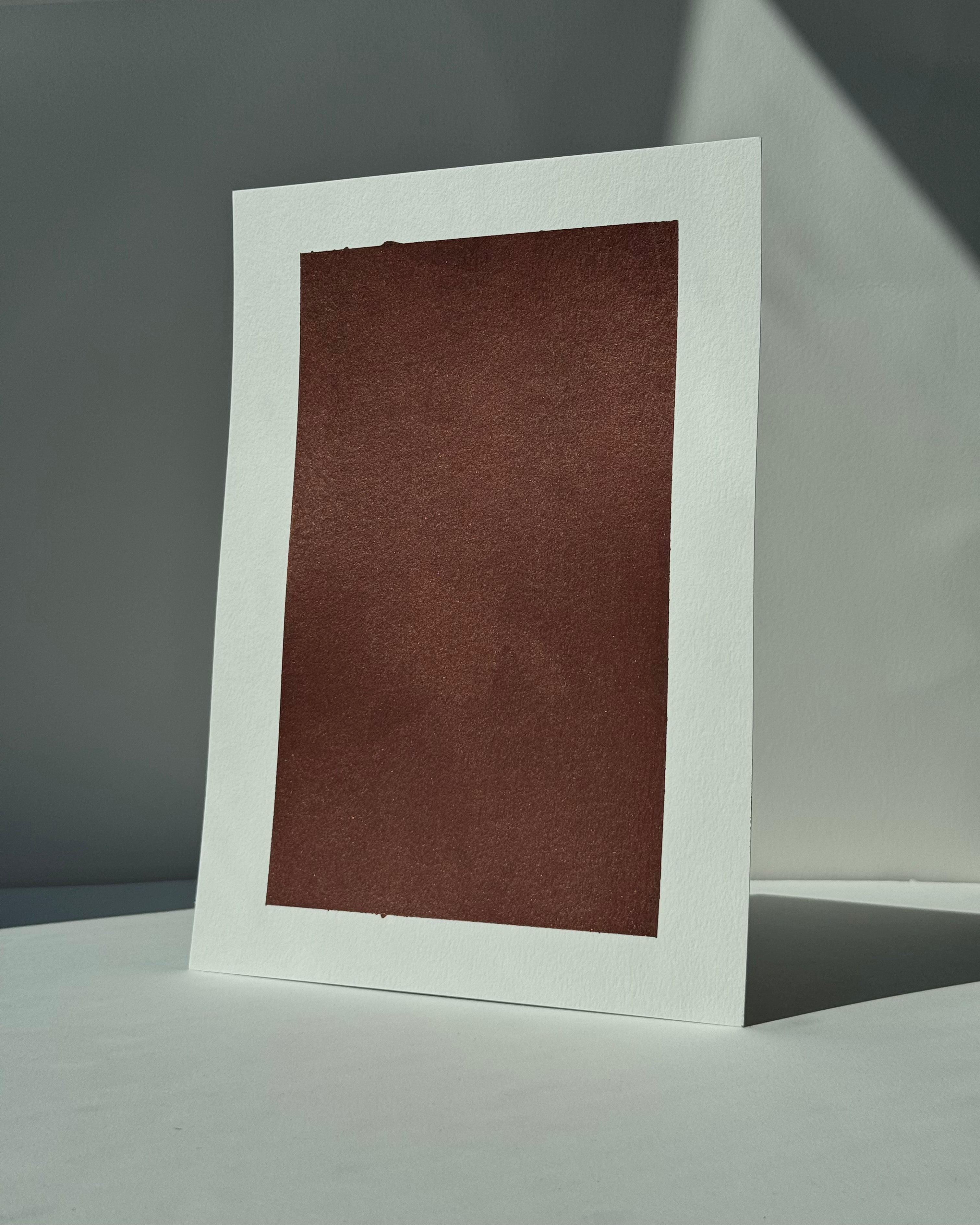 A4 Metallic Paint Sample Florentine Bronze FB#405