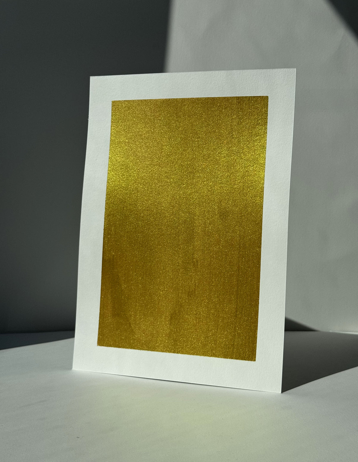 A4 Metallic Paint Sample  Ancient Gold ACG#110