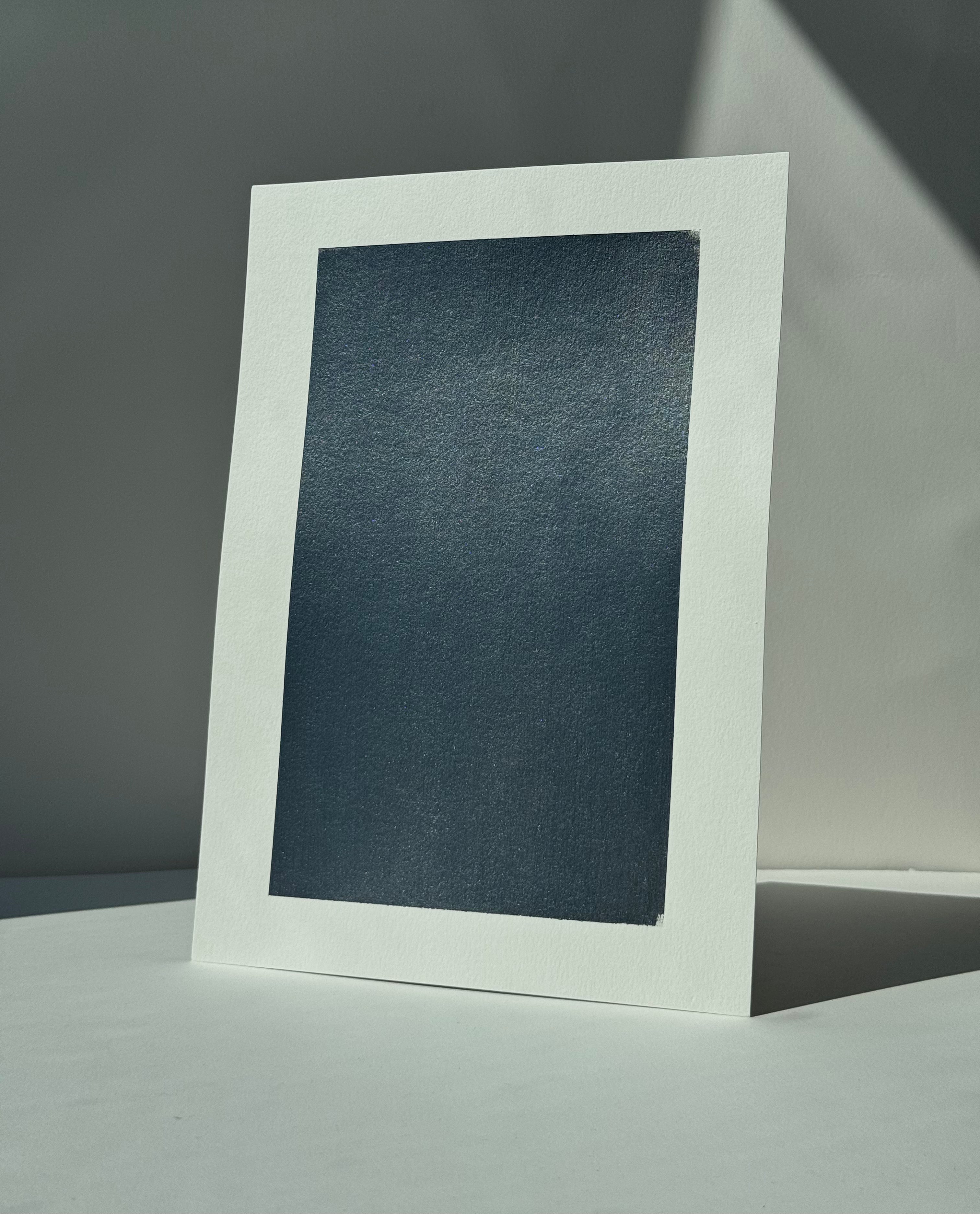 A4 Metallic Paint Sample Anthracite Grey AG#410