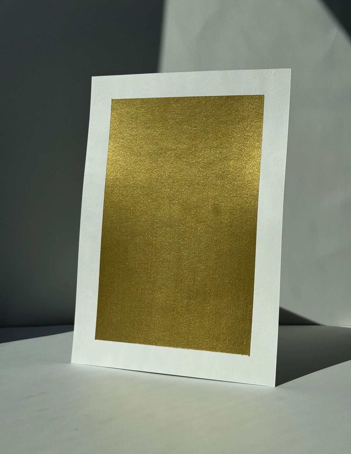 A4 Metallic Paint Sample Brass BR#108
