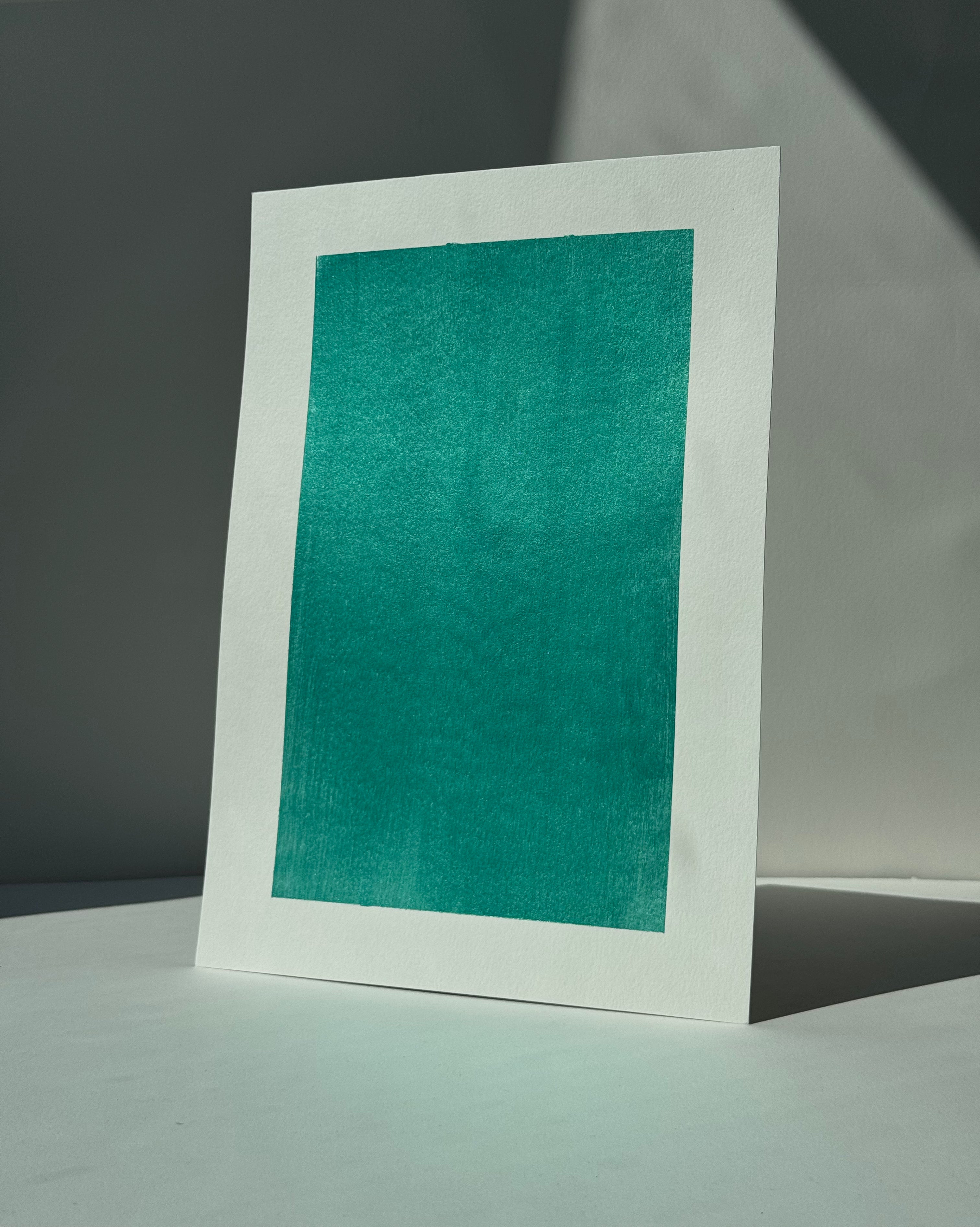 A4 Metallic Paint Sample Deep Lake DL#306