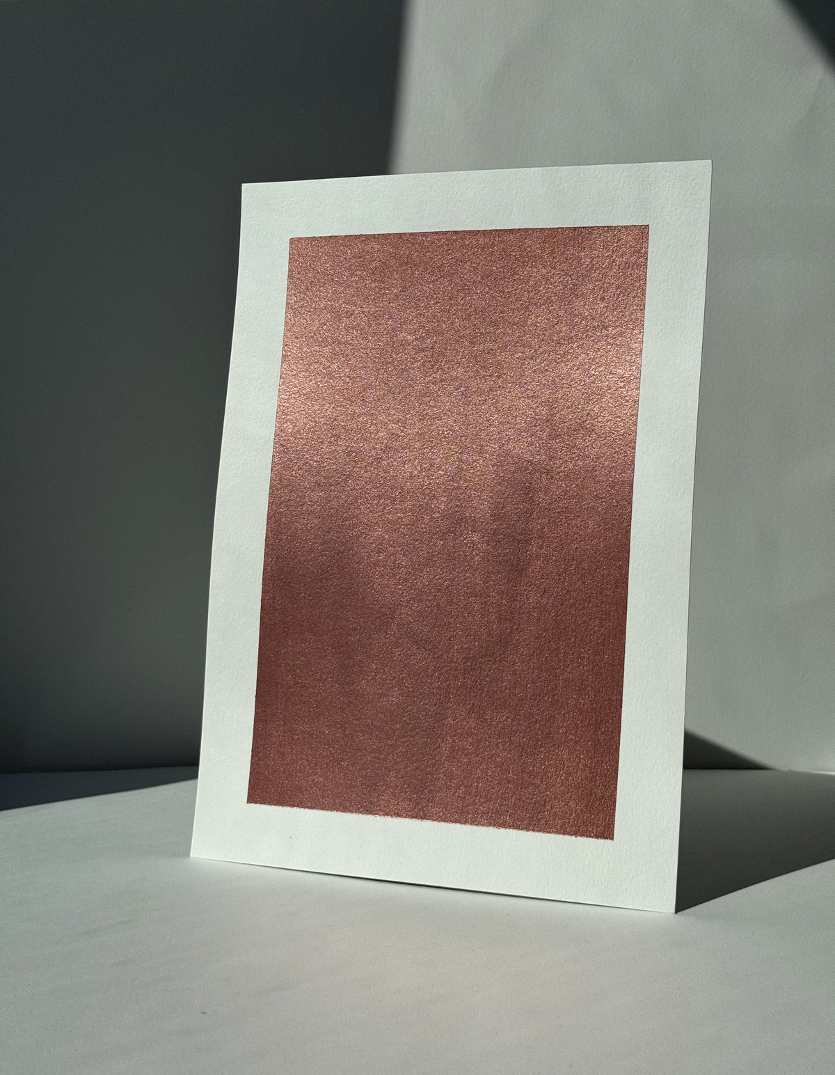 A4 Metallic Paint Sample  Fine Copper FC#112