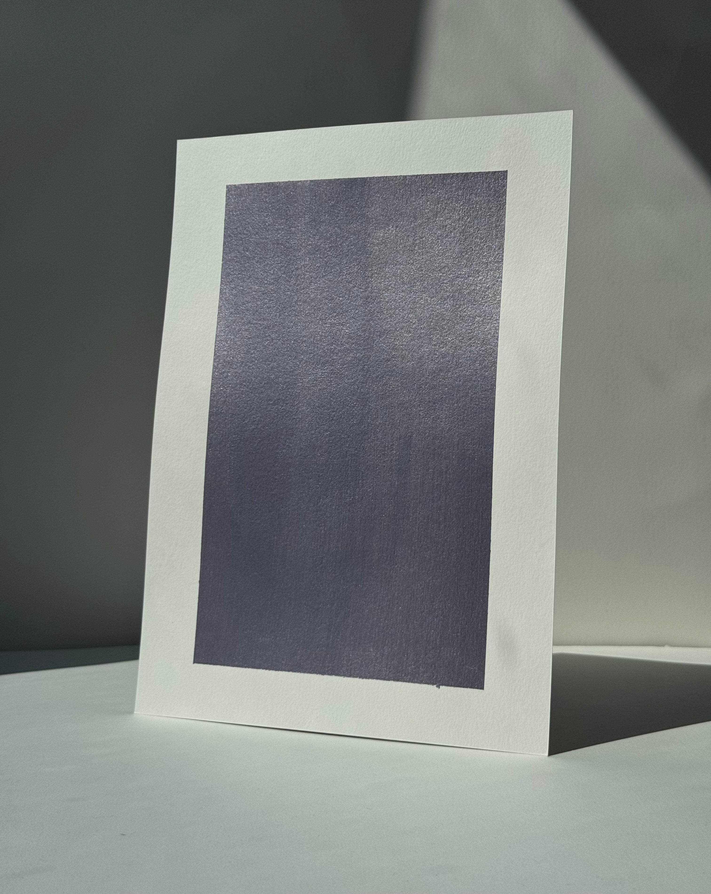 A4 Metallic Paint Sample Lavender Silver LS#316