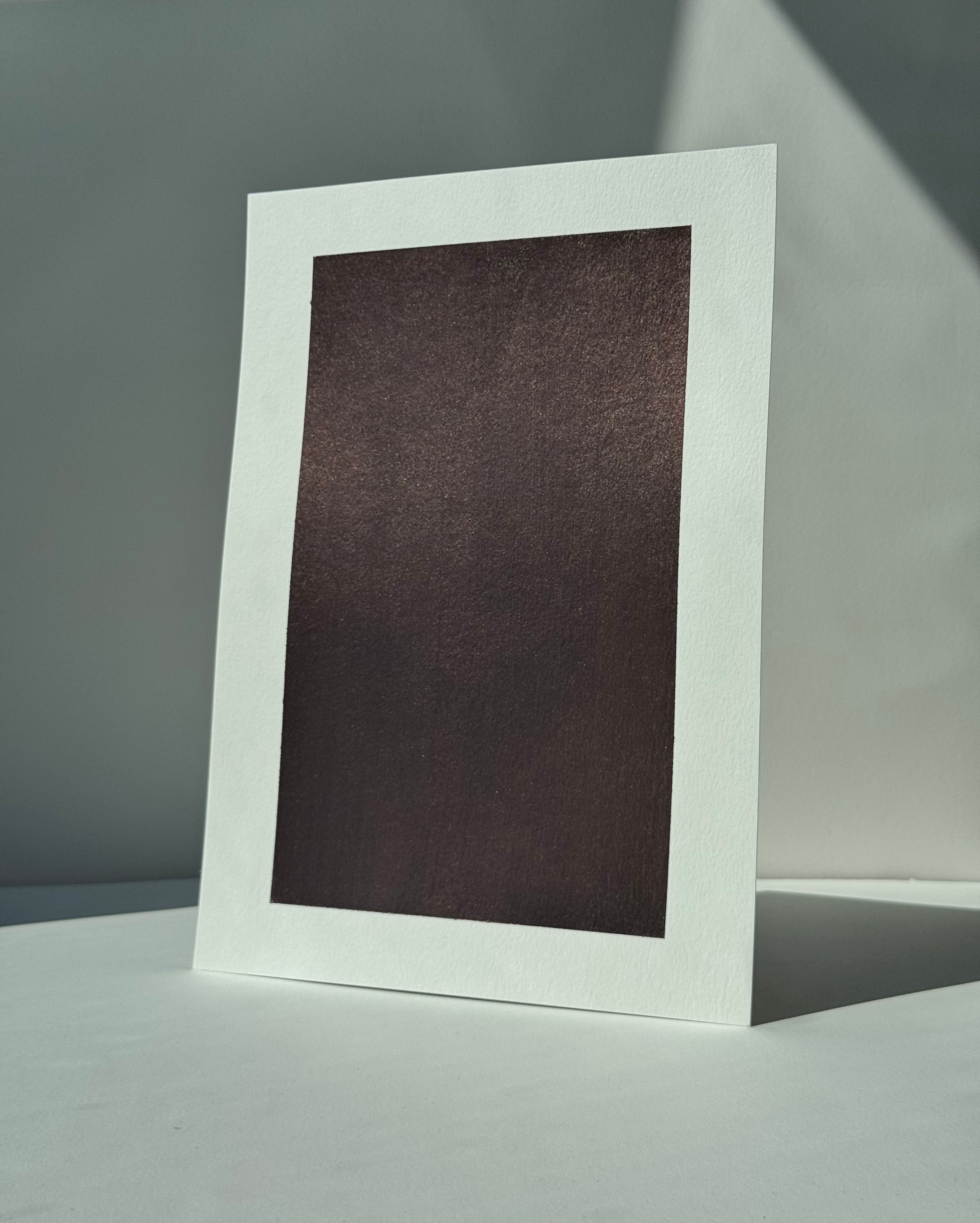 A4 Metallic Paint Sample Luxury Brown LXB#404
