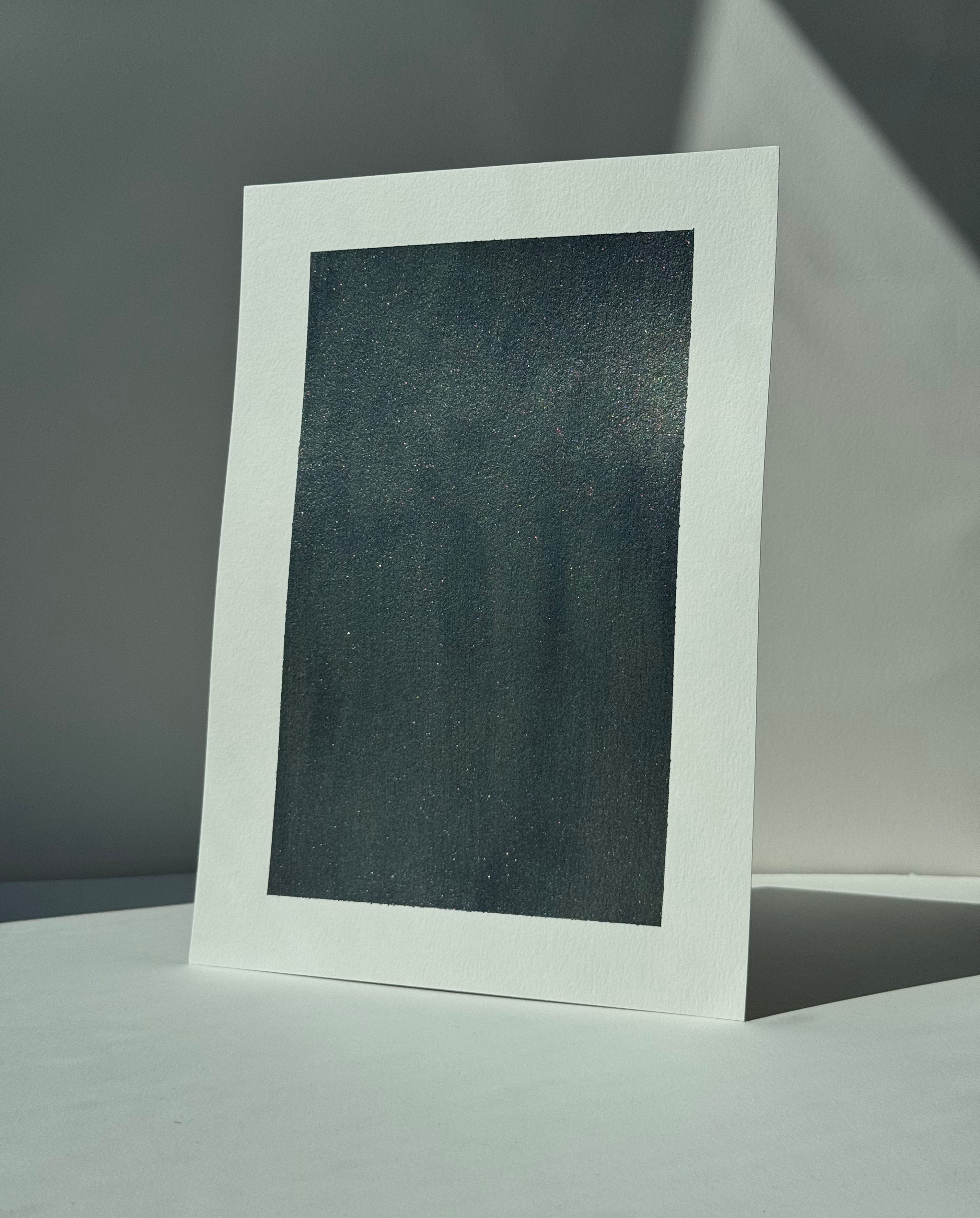 A4 Metallic Paint Sample Midnight Twinkle MT#408