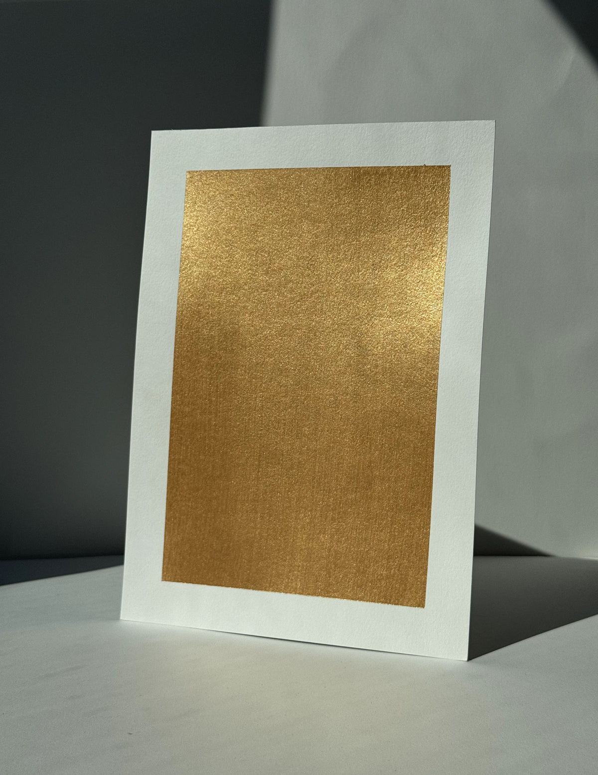 A4 Metallic Paint Sample Old Gold OG#105