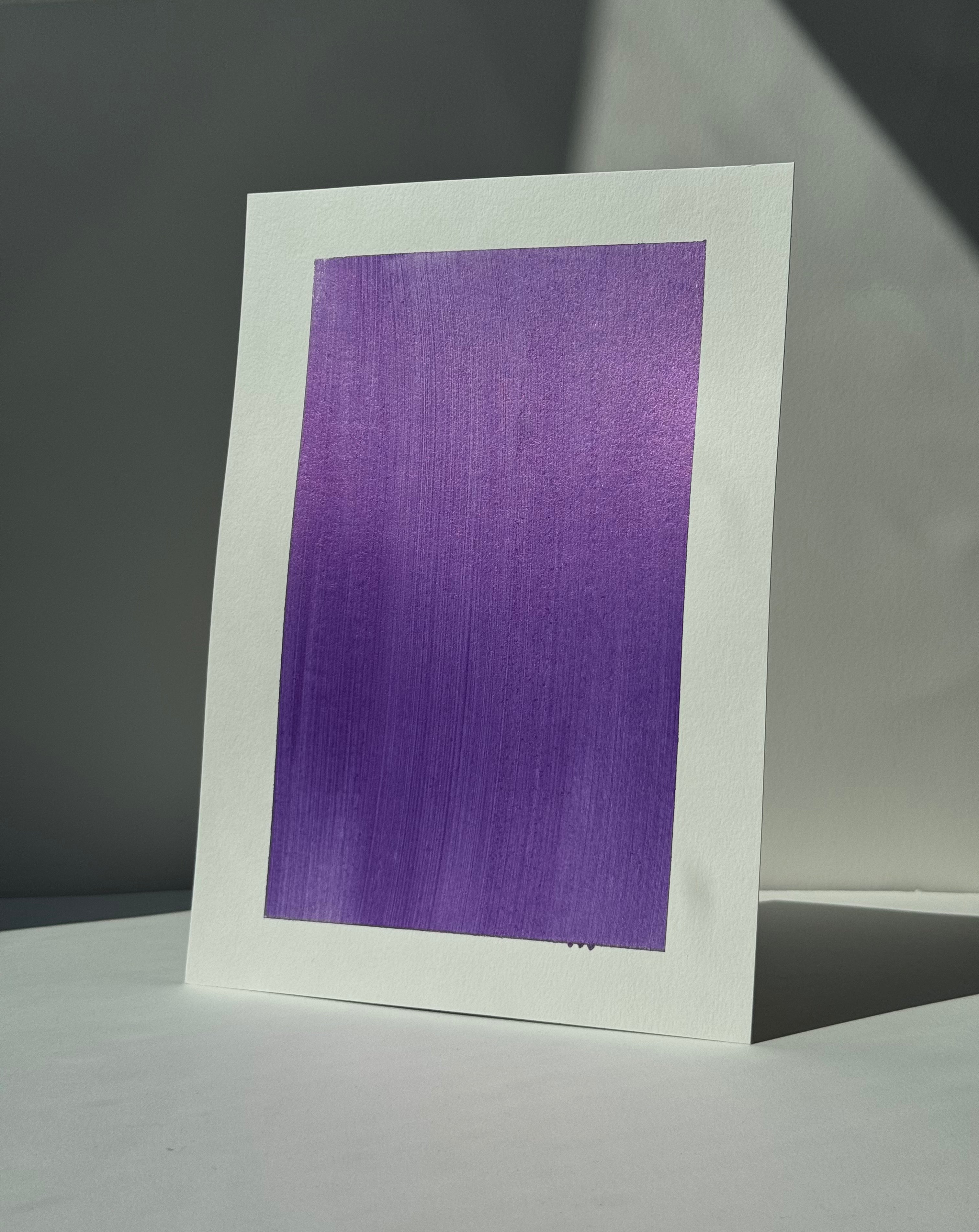 A4 Metallic Paint Sample Purple Passion PPS#317