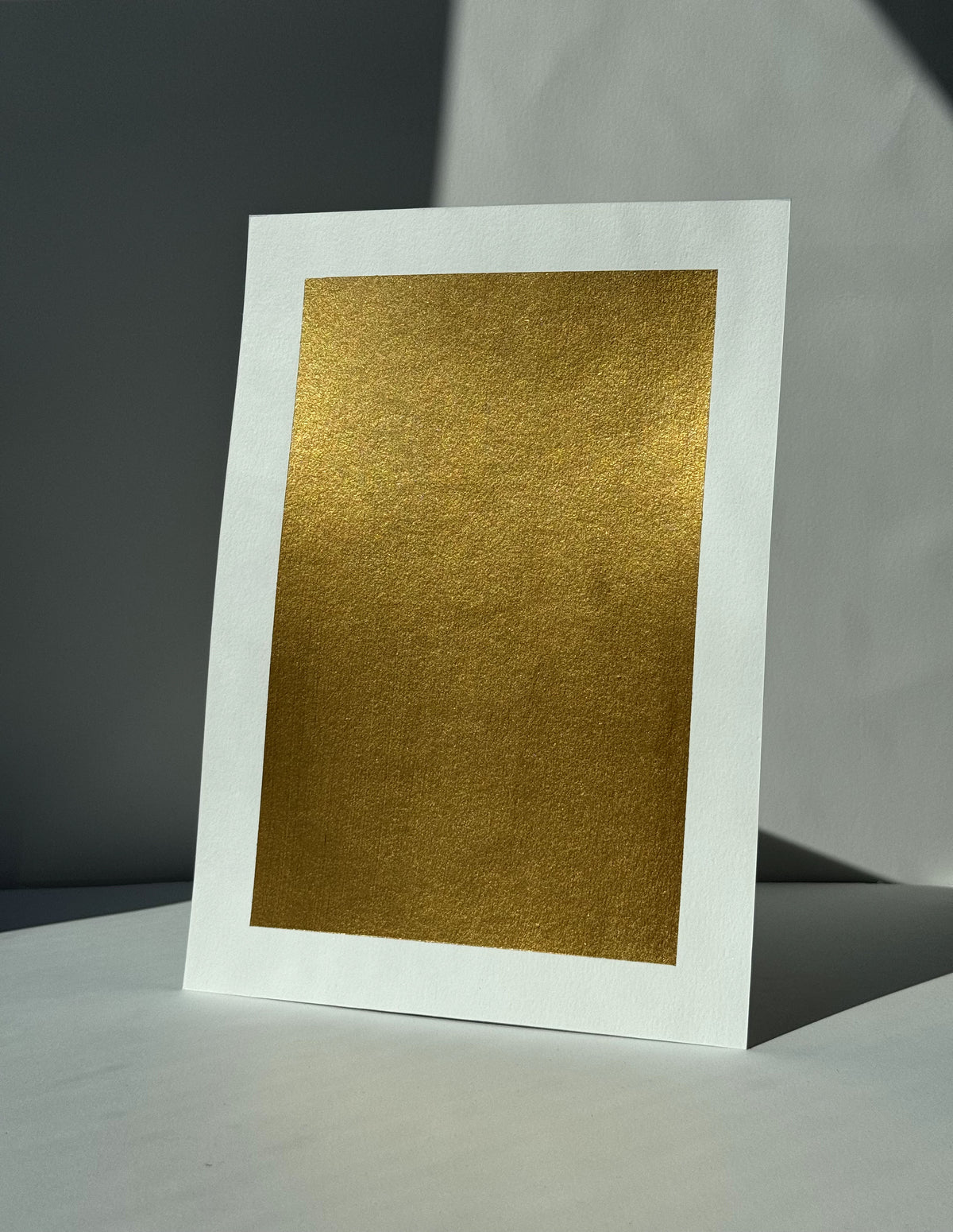 A4 Metallic Paint Sample Regency Gold RG#109