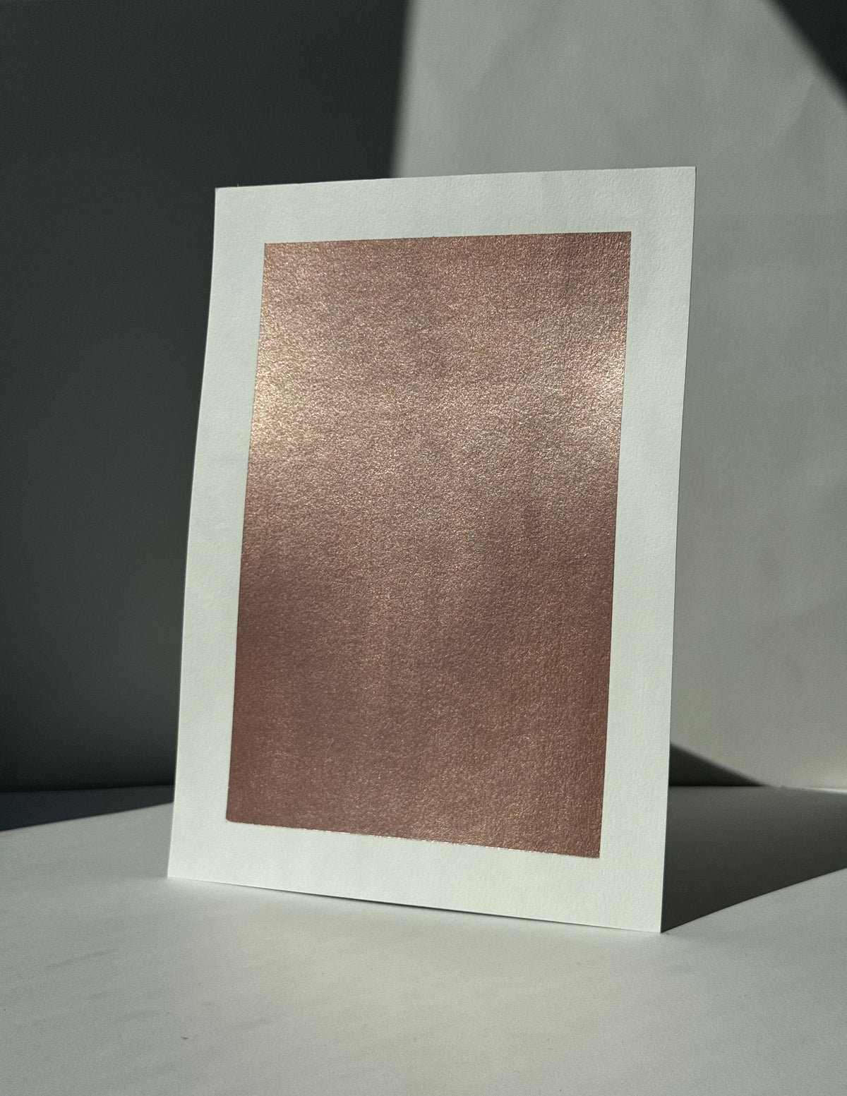 A4 Metallic Paint Sample Vintage Rose VR#111